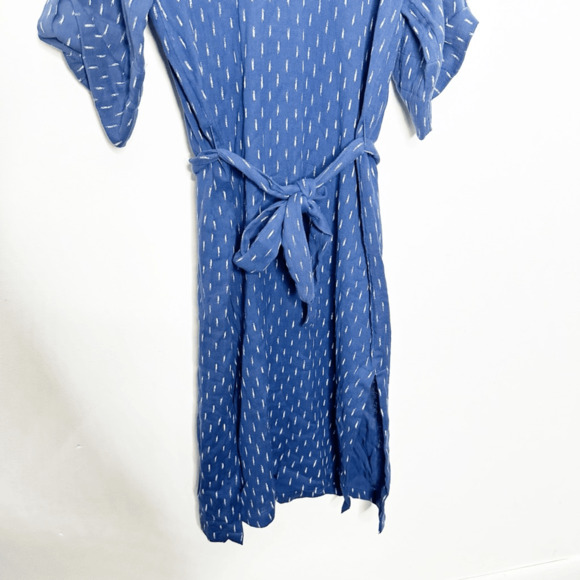 Faherty Blue Long Sleeve Dress - Picture 3 of 9